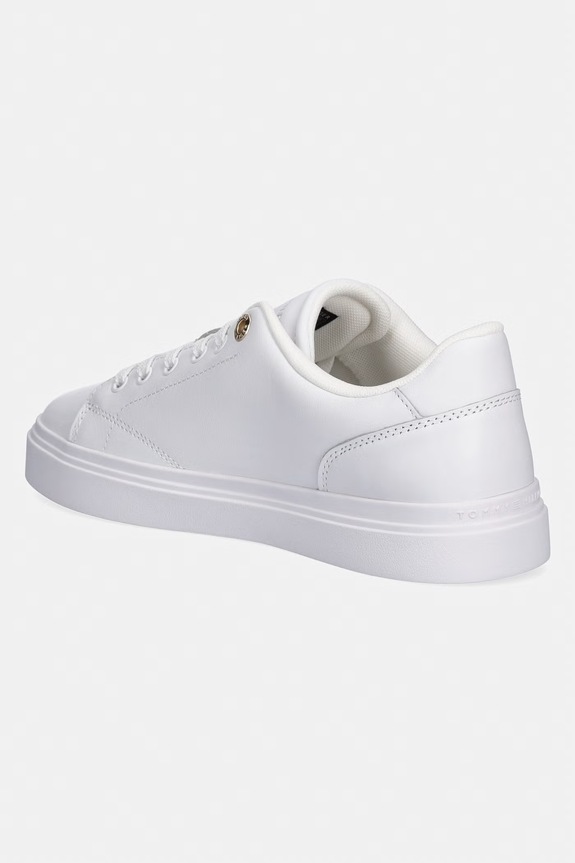 Obuv Tommy Hilfiger TH FEMININE CUPSOLE LEATHER tenisky dámske FW0FW09105 biela