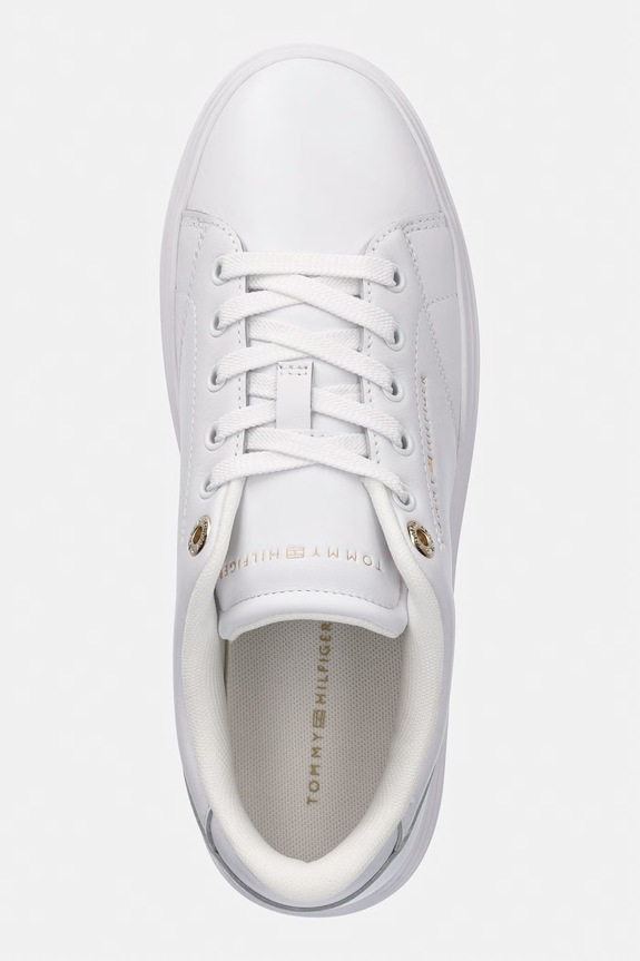 Tommy Hilfiger TH FEMININE CUPSOLE LEATHER tenisky dámske biela FW0FW09105