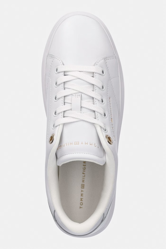 Tommy Hilfiger TH FEMININE CUPSOLE LEATHER tenisky dámske biela FW0FW09105