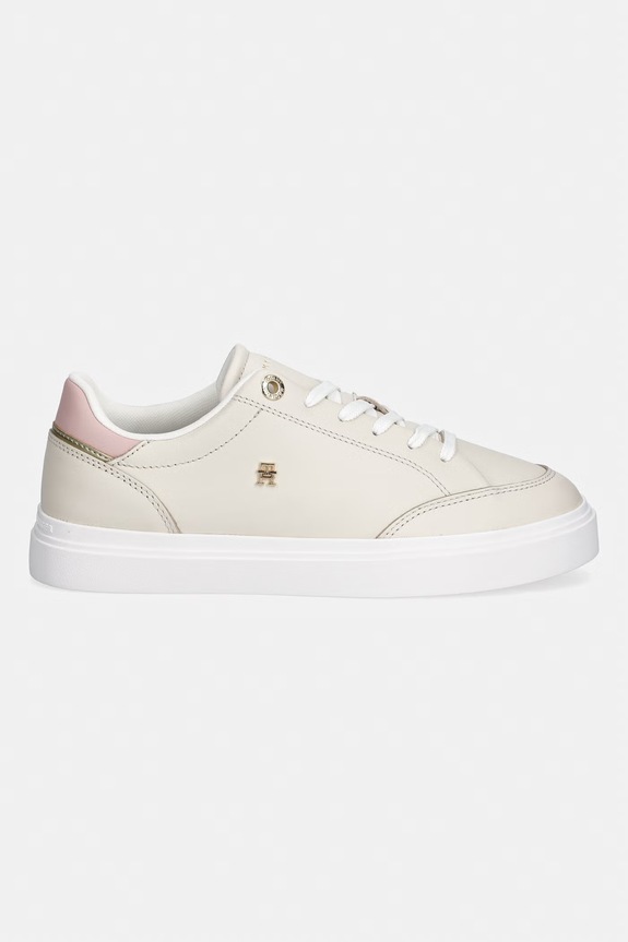 Tommy Hilfiger TH CHIC CUPSOLE sneakersy damskie FW0FW09106 beżowy SS26