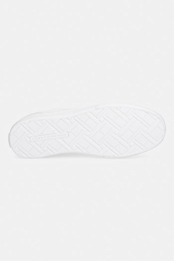 Tommy Hilfiger dámske plátenné tenisky TH LOW PROFILE VULC CANVAS FW0FW09102 biela