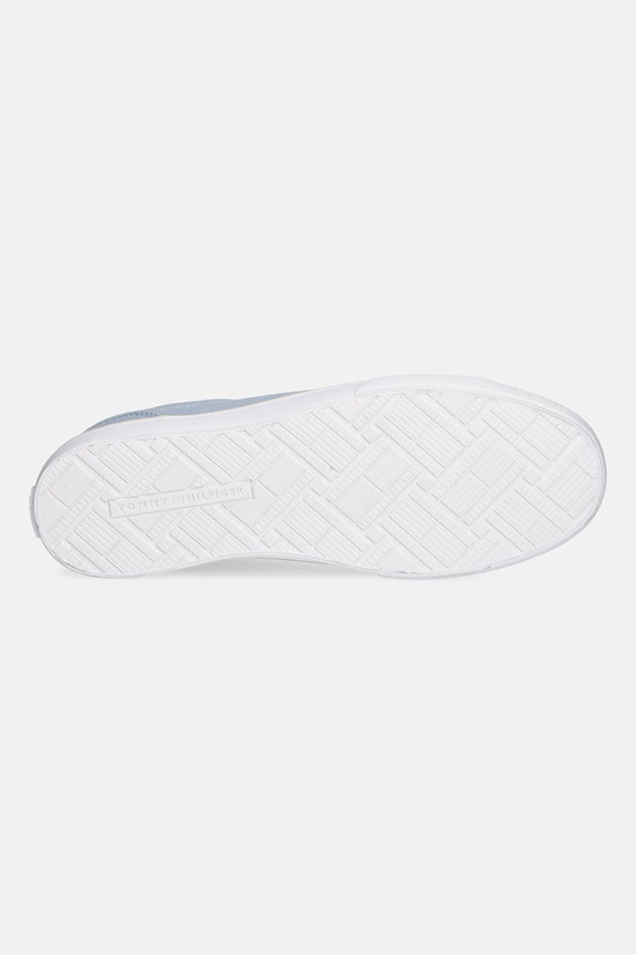 Tommy Hilfiger TH LOW PROFILE VULC CANVAS tenisówki damskie FW0FW09102 niebieski