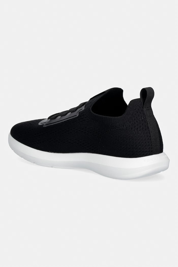 Obuv Tommy Hilfiger TH KNIT EXTRALIGHT RUNNER tenisky dámske FW0FW09112 čierna