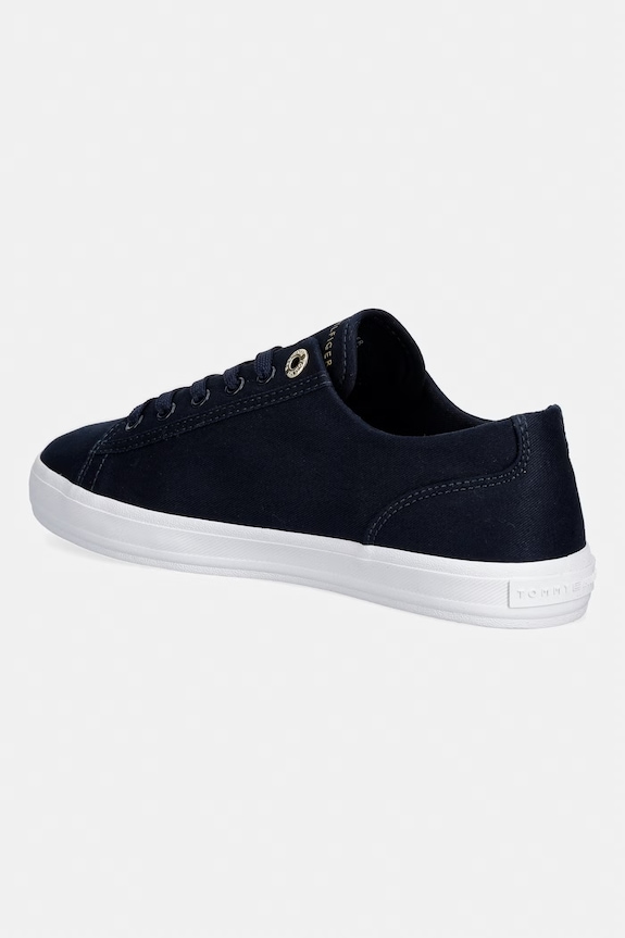 Obutev Tommy Hilfiger TH FOXING SNEAKER CANVAS ženske superge FW0FW09170 mornarsko modra