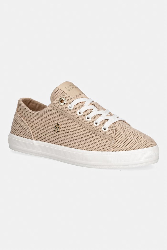 Tommy Hilfiger TH CHIC FOXING SNEAKER tenisówki damskie beżowy FW0FW09171