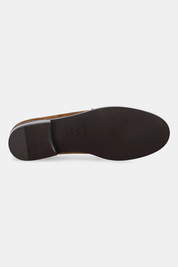 Semišové mokasíny Tory Burch Classic Penny Loafer 178119.200 hnedá