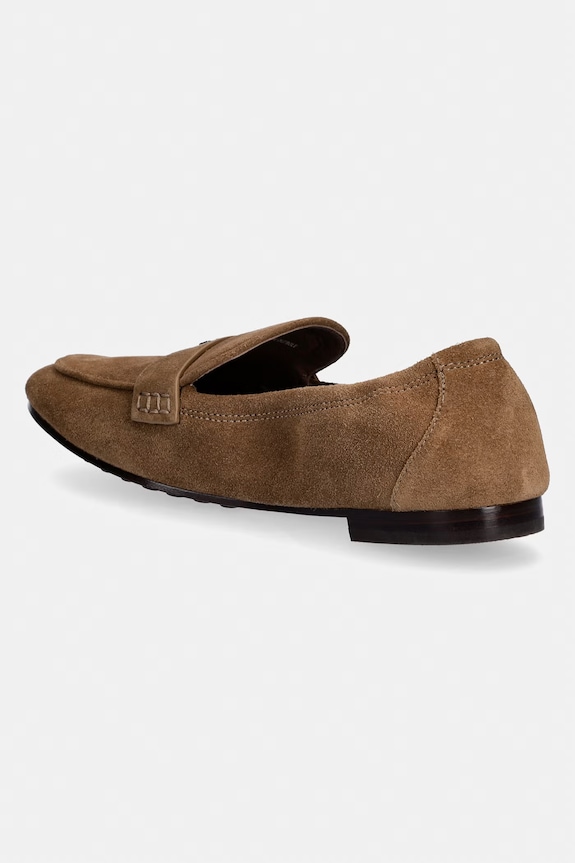 Obuwie Tory Burch mokasyny damskie zamszowe Ballet Loafer 179145.037 beżowy