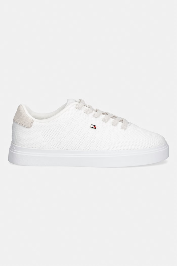 Tommy Hilfiger TH FEMININE CUPSOLE KNIT sneakersy damskie FW0FW09289 biały SS26