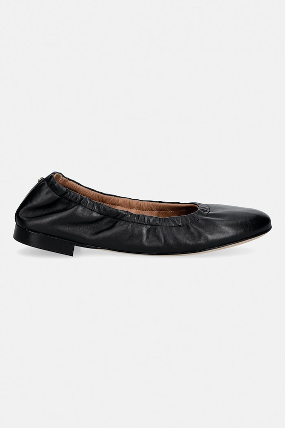 BOSS baleriny skórzane Rosaline 50557680.001 czarny SS26