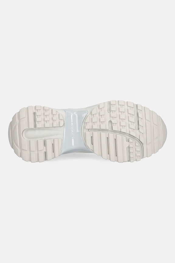 Sneakers Calvin Klein HIKE RUNNER LACE UP TECHMIX YW0YW02030 λευκό