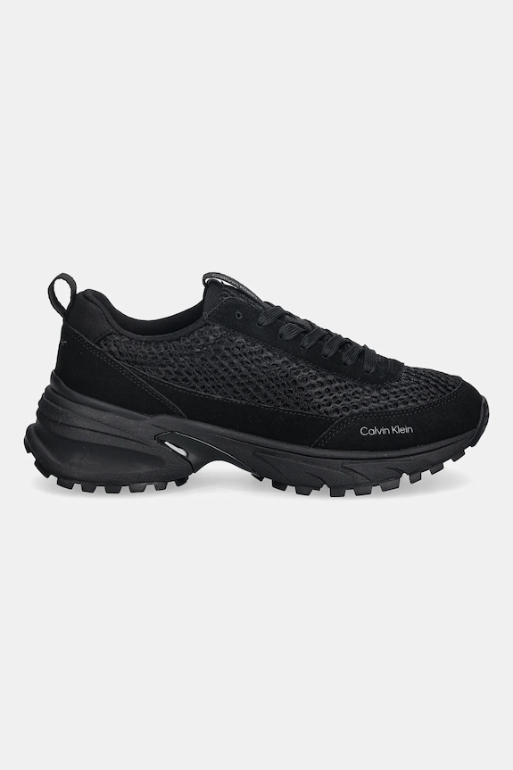 Sneakers Calvin Klein HIKE RUNNER LACE UP TECHMIX YW0YW02030 μαύρο SS26
