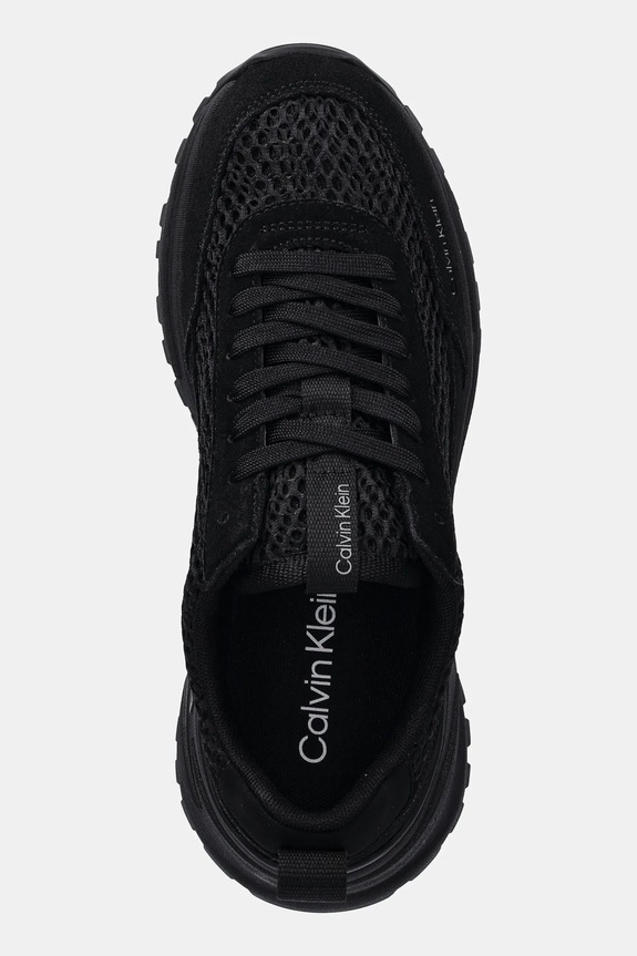 Sneakers Calvin Klein HIKE RUNNER LACE UP TECHMIX μαύρο YW0YW02030