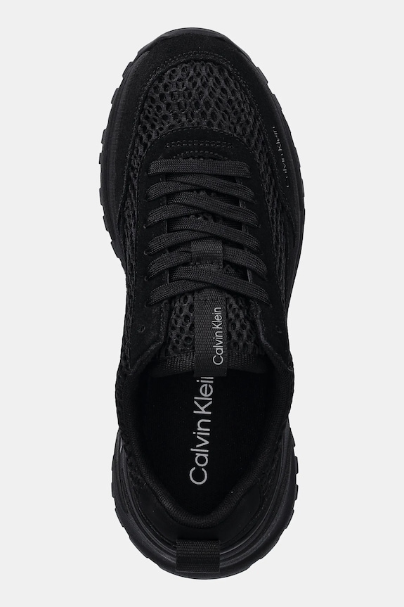 Sneakers Calvin Klein HIKE RUNNER LACE UP TECHMIX μαύρο YW0YW02030