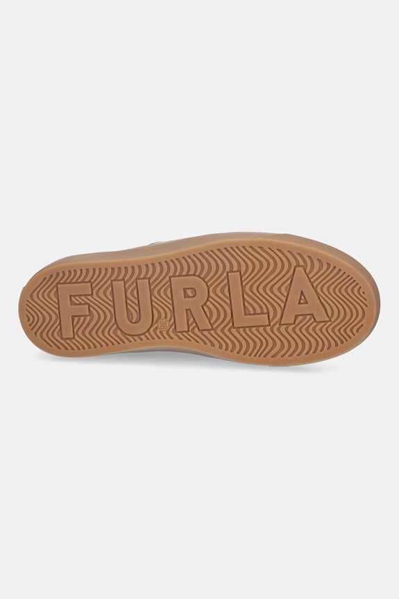 Kožne tenisice Furla Enjoy Lace-Up Sneaker YK58ENJ.BX4393.26700 bordo