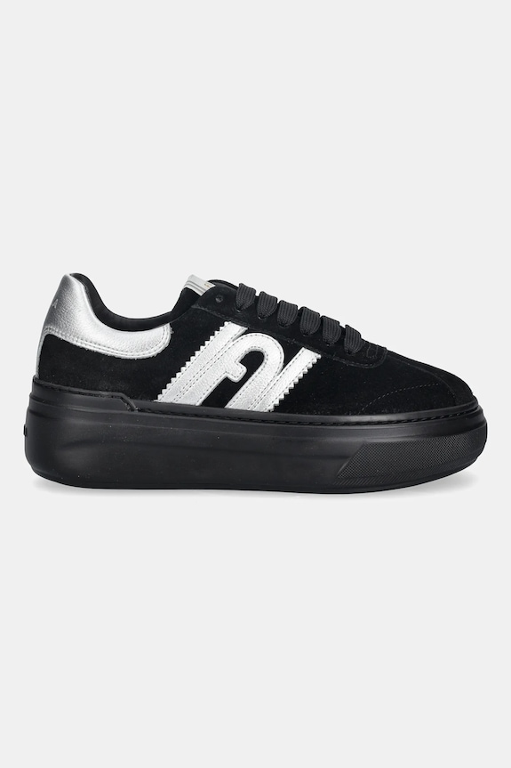 Furla sneakers din piele Nuage Lace-Up Sneaker YJ88NUA.BX4400.OSI00 negru SS26