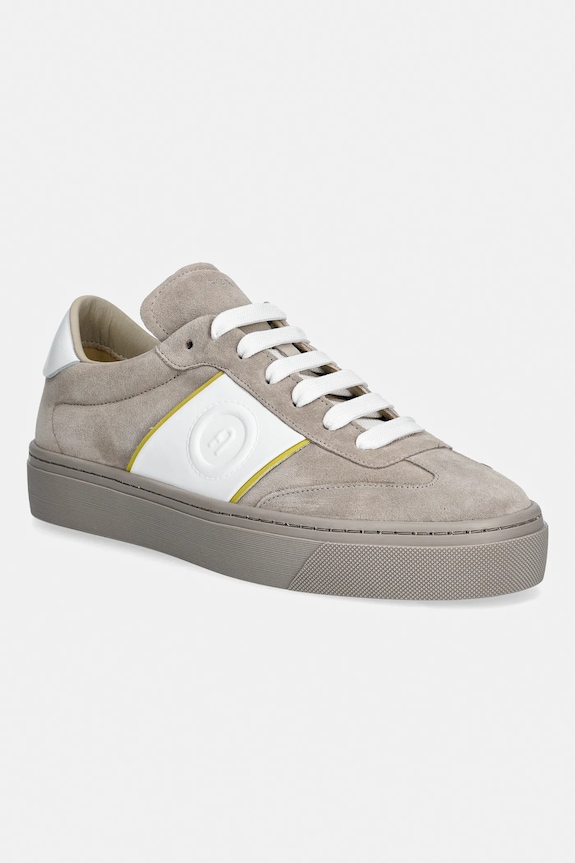 Furla sneakers din piele Enjoy Lace-Up Sneaker piele întoarsă bej YK58ENJ.BX4394.4714S