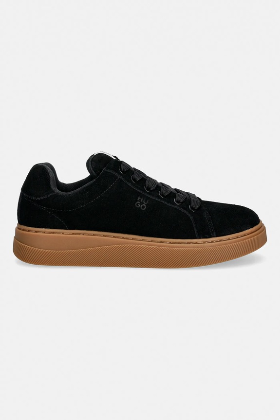 Semišové tenisky HUGO Lyzz 50557844.001 čierna SS26