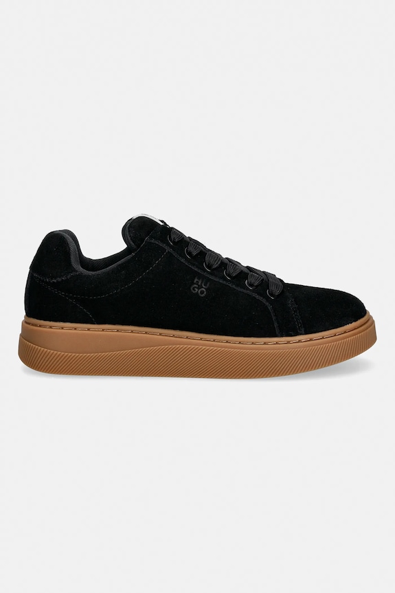 Semišové tenisky HUGO Lyzz 50557844.001 čierna SS26