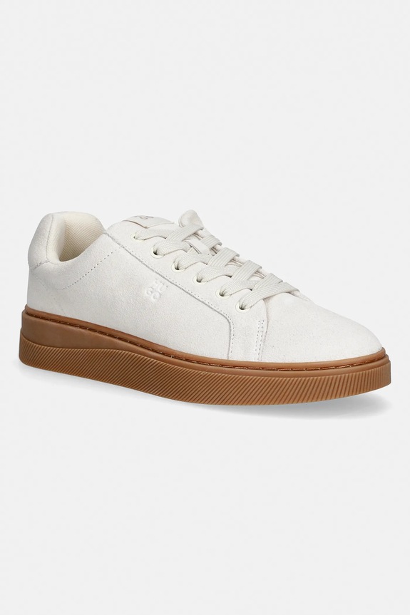 HUGO sneakersy zamszowe Lyzz pozostałe biały 50557844.115