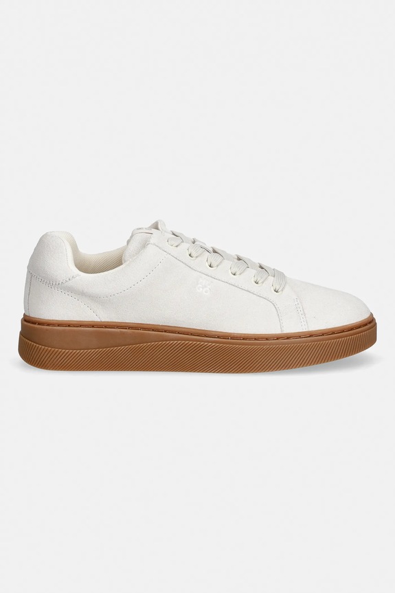 HUGO sneakersy zamszowe Lyzz 50557844.115 biały SS26