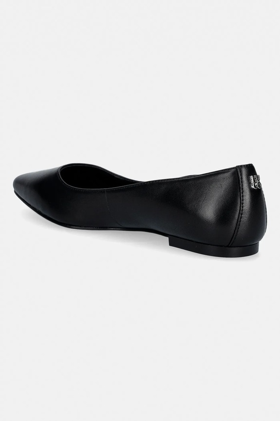 Scarpe HUGO ballerine in pelle Maridia 50557661.001 nero