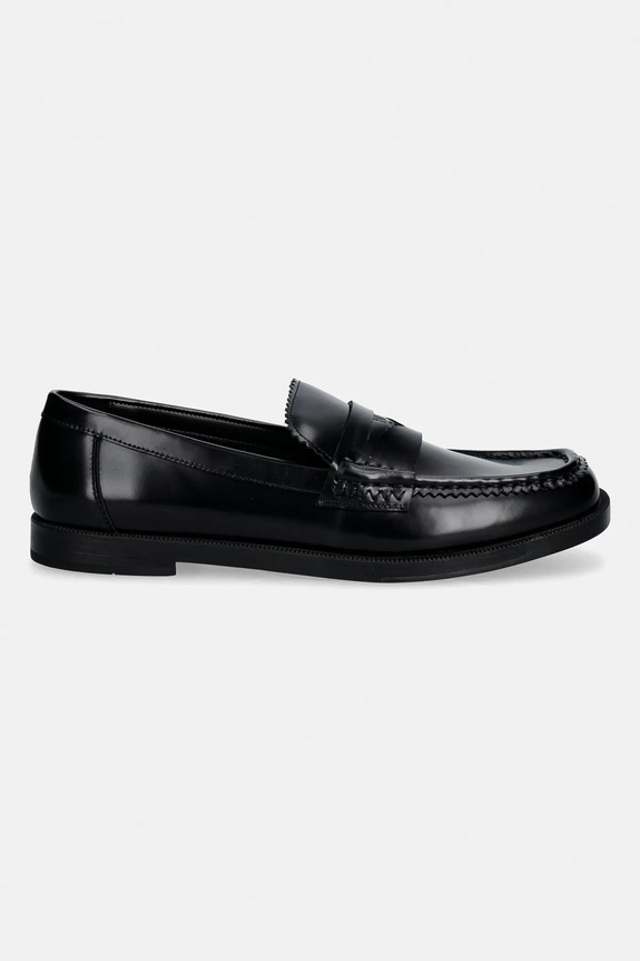 HUGO mocasini de piele Liora 50557749.001 negru SS26