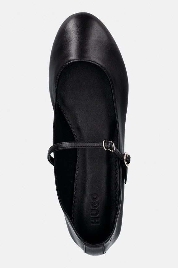 HUGO balerini de piele Tylia negru 50557751.001