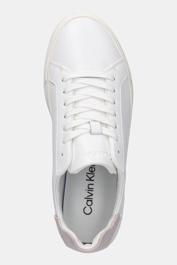 Calvin Klein sneakersy LOW PRO CUP LACEUP LTH MOIRE beżowy HW0HW02845