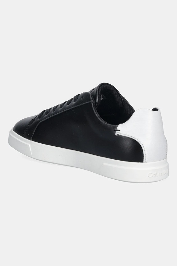 Boty Tenisky Calvin Klein LOW PRO CUP LACEUP LTH MOIRE HW0HW02845 černá