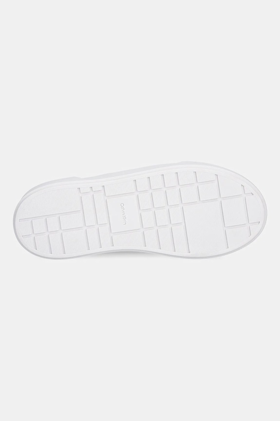Δερμάτινα sneakers Calvin Klein FLATFORM LACE UP LTH MG YW0YW01928 μαύρο