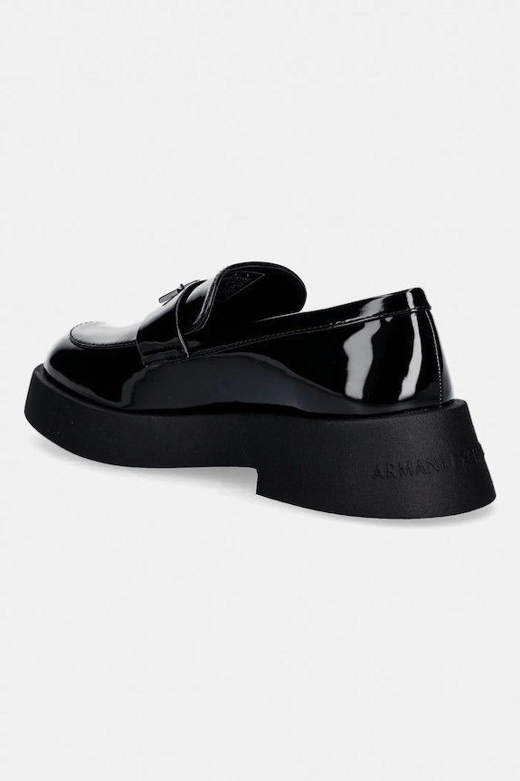 Încălțăminte Armani Exchange mocasini XW002207.AF21267.UC001 negru