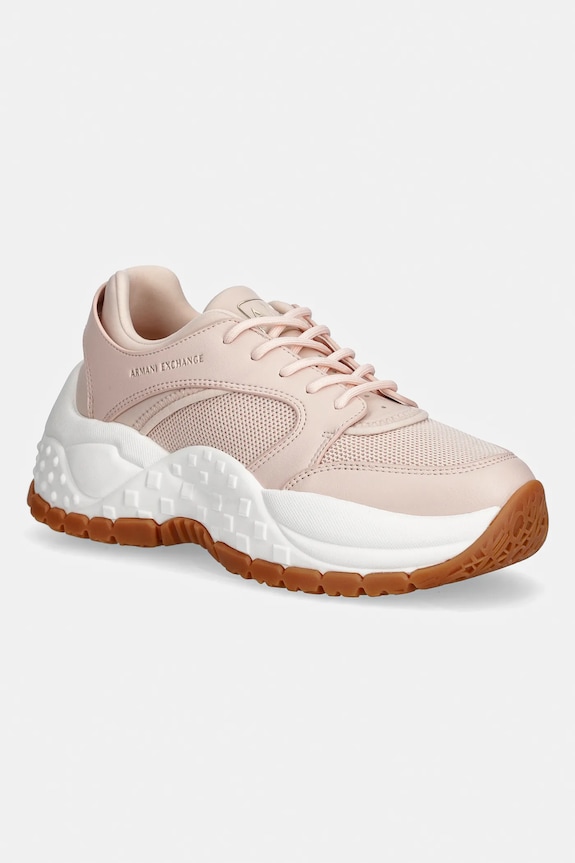 Armani Exchange sneakers textil roz XW002227.AF21430.U4104