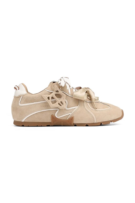 Naked Wolfe sneakersy zamszowe Adored tekstylny beżowy Adored.Off.White