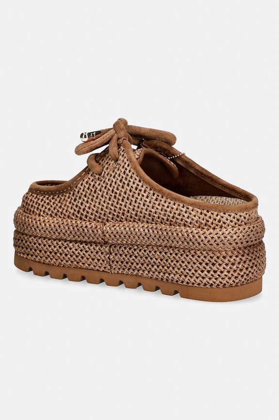 Obuwie Naked Wolfe klapki Blizzard Blizzard.Tan.Raffia beżowy