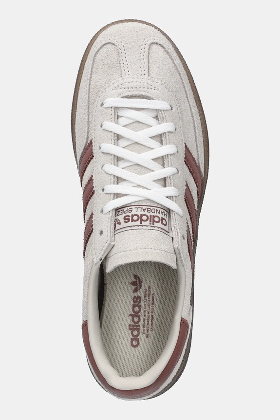 adidas Originals sneakers din piele întoarsă Handball Spezial gri IH1510