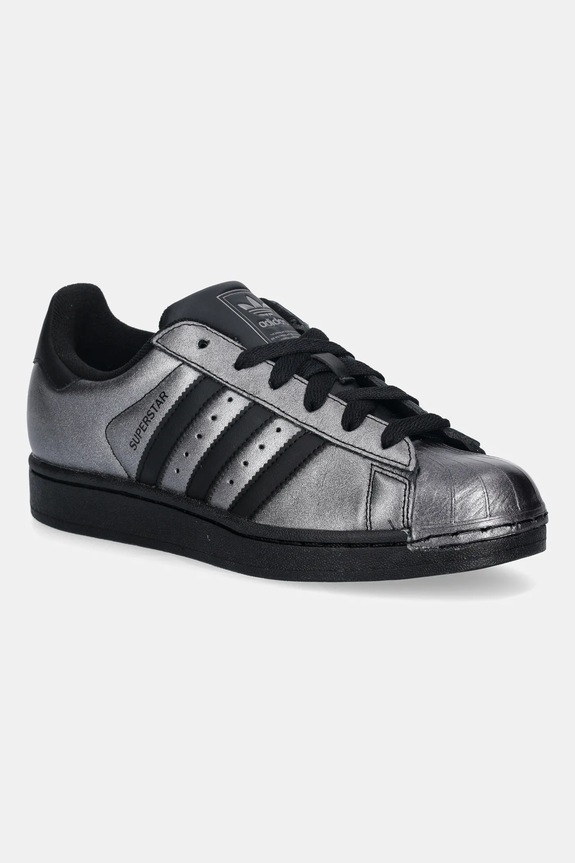 adidas Originals sneakersy skórzane Superstar II niska czarny IH1598