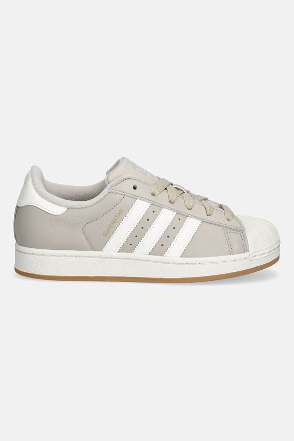 adidas Originals sneakers din piele Superstar II IH4145 gri SS26