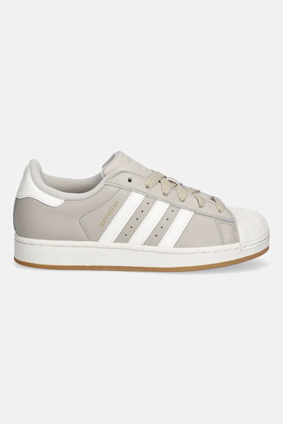 adidas Originals sneakers din piele Superstar II IH4145 gri SS26