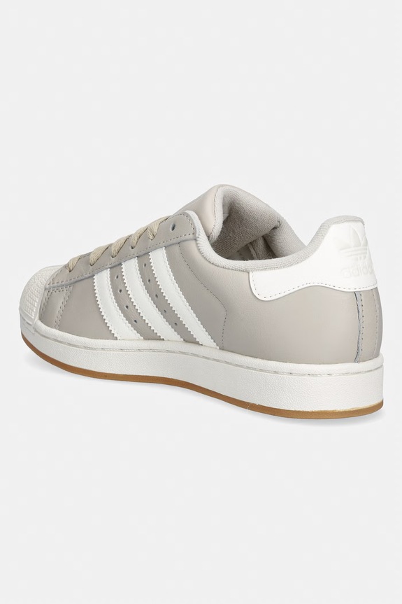 Încălțăminte adidas Originals sneakers din piele Superstar II IH4145 gri