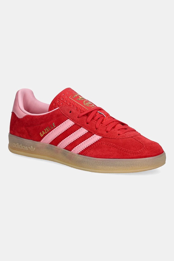Δερμάτινα sneakers adidas Originals Gazelle Indoor δέρμα σαμουά κόκκινο IH6797