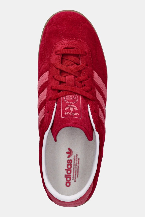 adidas Originals sneakers din piele întoarsă Gazelle LO Pro rosu IH6944