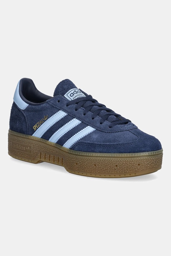 adidas Originals sneakersy zamszowe Handball Spezial Bold platforma granatowy IH9183