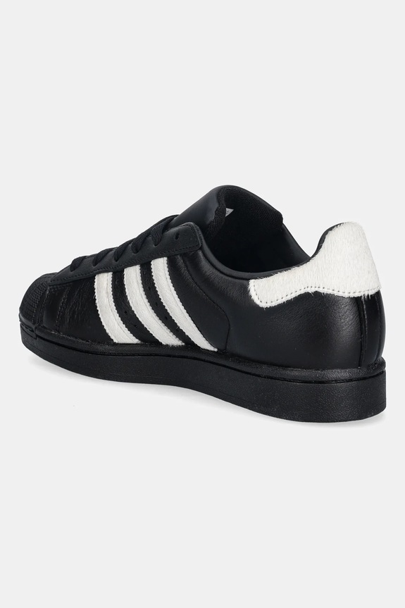 Παπούτσια Δερμάτινα sneakers adidas Originals Superstar II KI3574 μαύρο