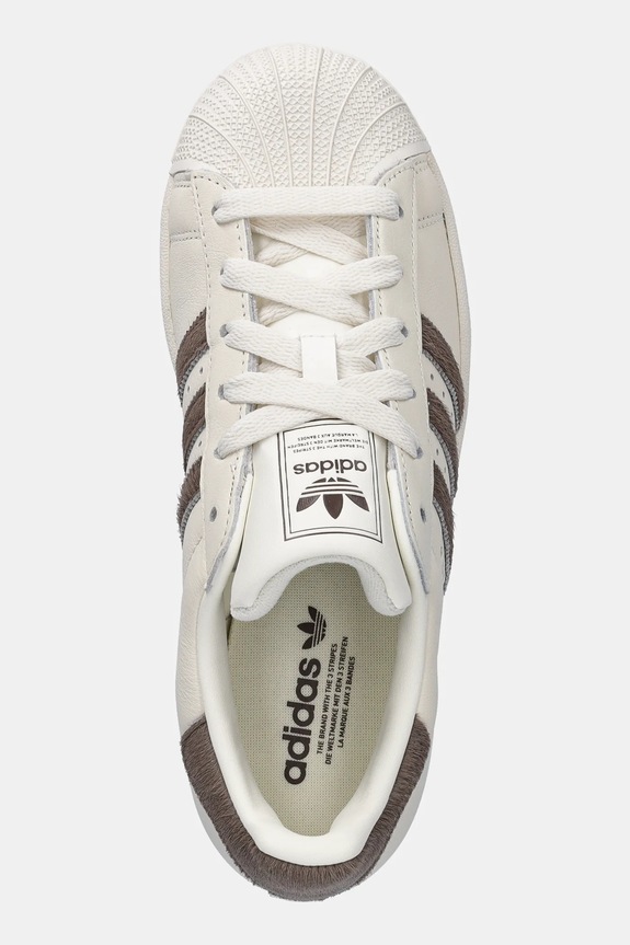 adidas Originals sneakers din piele Superstar II bej KI3575