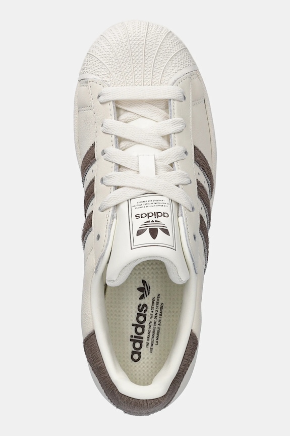 adidas Originals sneakers din piele Superstar II bej KI3575