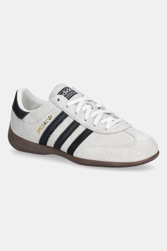 adidas Originals leather sneakers Handball Spezial Lo Pro grain leather gray KJ3628