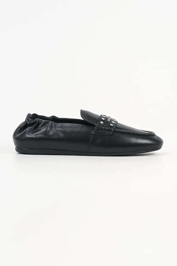 Karl Lagerfeld mocasini de piele MARLEE piele negru KL41311.00S