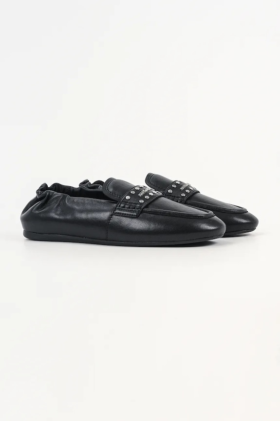 Karl Lagerfeld mocasini de piele MARLEE KL41311.00S negru SS26