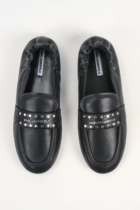 Karl Lagerfeld mocasini de piele MARLEE negru KL41311.00S