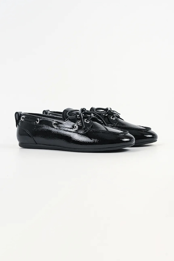 Karl Lagerfeld mocasini de piele MARLEE KL41326.100 negru SS26